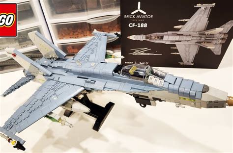 Custom LEGO Fighter Jet Build & Review - Brickhubs