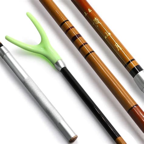 Three-piece bamboo-like sports fort fishing rod bracket superhard ...