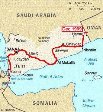 Oman Yemen Border Map