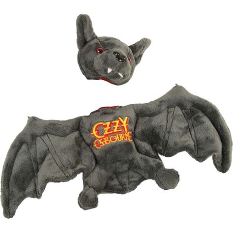 Ozzy Osbourne Plush bat Toy with removable head Plushie | Ozzy osbourne, Bat, Plush