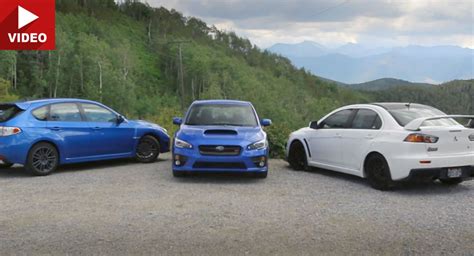 Which Subaru WRX STI is a Match for a Mitsubishi EVO X? | Carscoops