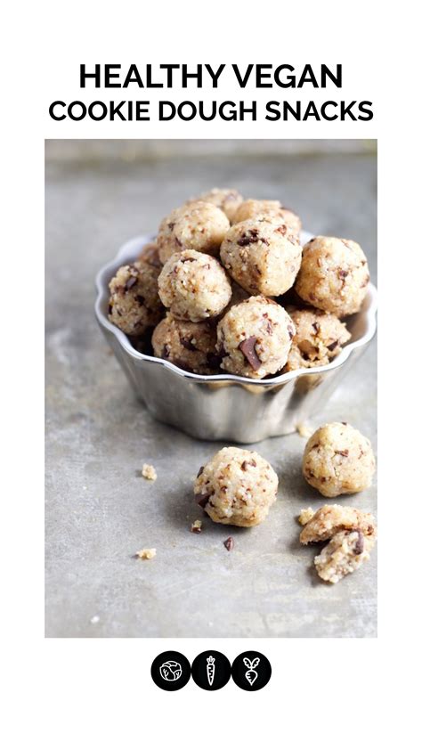 Healthy vegan cookie dough snacks | Recipe in 2021 | Healthy vegan ...