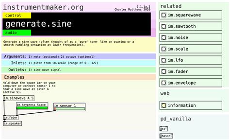 instrument-maker | A framework for making digital instruments with ...