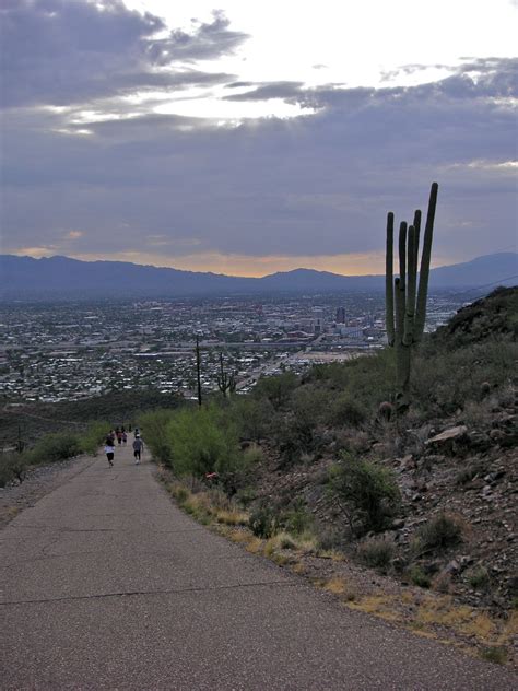 Tumamoc Hill with Tucson far below. Photo by Linda Valdez | Tucson vacation, Tucson arizona ...