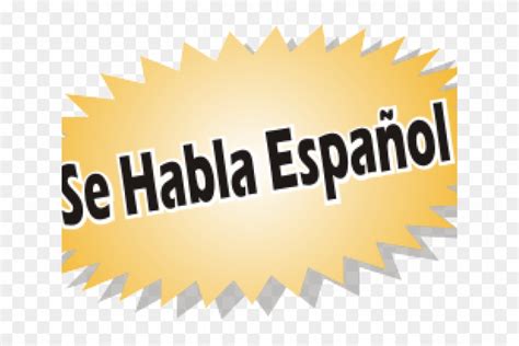 Spain Clipart Se Habla Espanol - Se Habla Espanol, HD Png Download ...