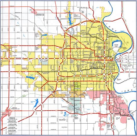 Printable Map Of Omaha Ne - Printable Word Searches