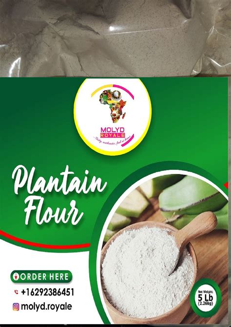 Plantain Flour/Nigerian unripe plantain flour | Etsy