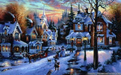 🔥 Download Christmas Village Background For Your by @vanessalittle ...