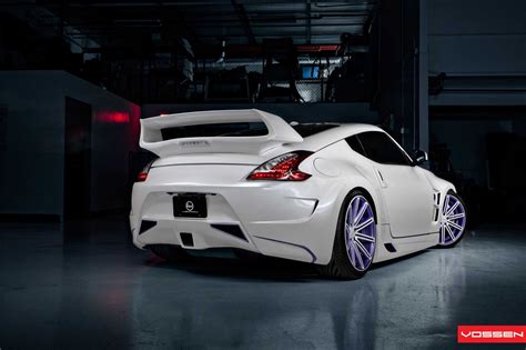 Stunning Nissan 370Z Boasting a Custom Body Kit and Gloss White Paintjob | Nissan 370z, Nissan ...