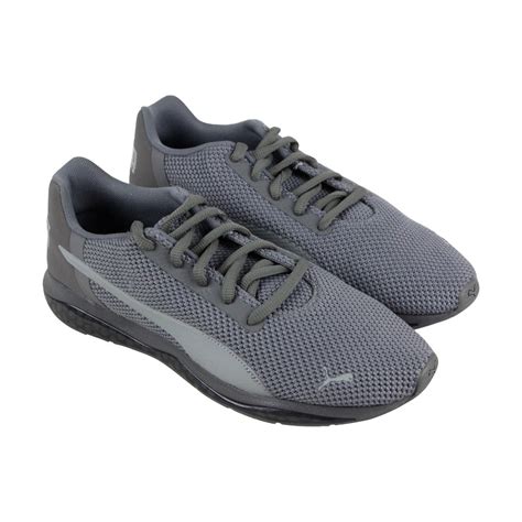 Puma Cell Ultimate 19127603 Mens Gray Canvas Low Top Athletic Gym Runn - Ruze Shoes