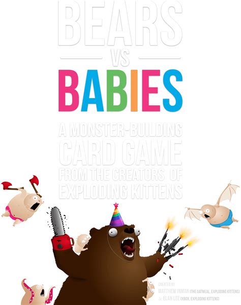 Bears vs Babies | Exploding kittens, Card games, Baby