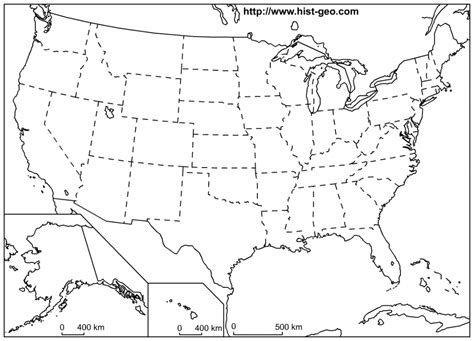 Printable Map Of The Continental United States - Printable US Maps