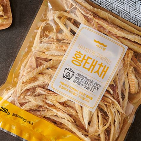 BADAONE Korean Fish Snack Dried Shredded Pollack 250g Hwangtae Diet Food - Now In Seoul