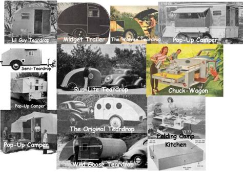 Vintage Teardrop Trailer Plans and More