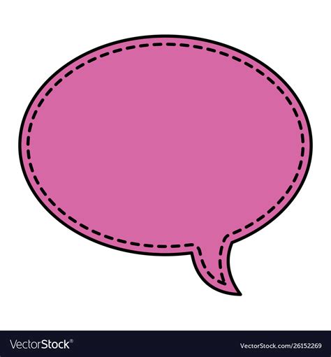 Cute speech bubble message icon Royalty Free Vector Image