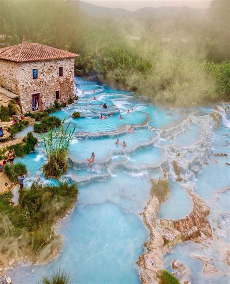 📍Travel to Terme di Saturnia 💚 Photo b | Cool places to visit, Places to travel, Travel photography