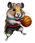 Hamster Digital Drawing Basketball Free Stock Photo - Public Domain ...