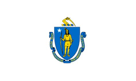 Graphiques de drapeau animés pour Massachusetts