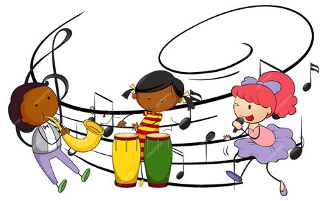 Music And Movement Clipart