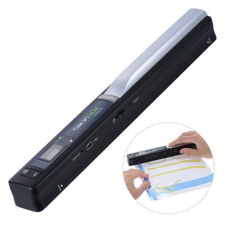 KKmoon Portable Handheld Mobile Color Scanner Handyscan 900dpi Driver-free Document Handheld ...