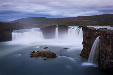 Photographing Godafoss, Iceland