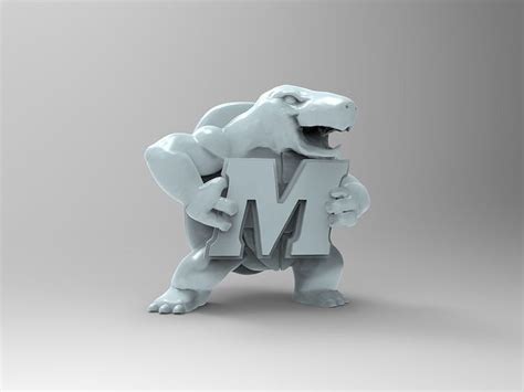 university of maryland terrapins basketball Mascot Testudo 3D model 3D ...