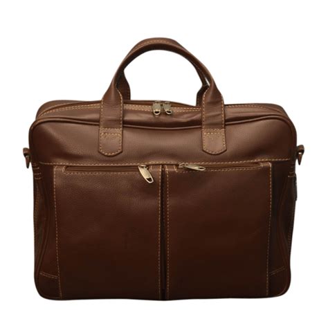 Office Leather Bag | Brown Leather Office Bag - Leatheriza