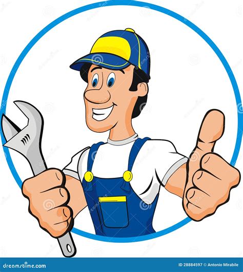 Plumber Cartoon Royalty Free Stock Photography - Image: 28884597