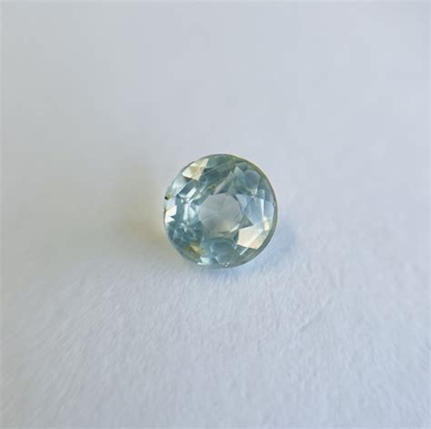 0.42CT Blue Green Sapphire, 4.3MM - Gili Mor Diamonds + Jewelry