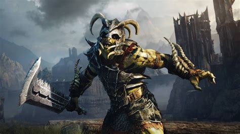 Shadow of Mordor Screenshot Shows Uruk, the Horned Orc