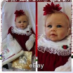 Ashton Drake Babys first Christmas doll by Linda Murray