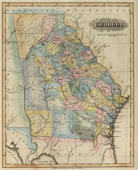 Old Maps Of Georgia Counties