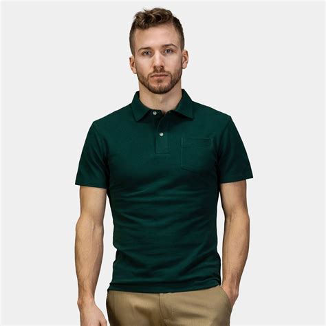 Emerald green polo shirt | Tailor Store®