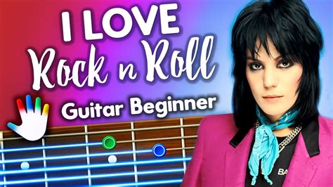 I Love Rock 'n' Roll Guitar Lessons for Beginners Joan Jett Tutorial ...