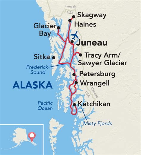 ACL-Alaska-Alaskan-Explorer-Itinerary-Map - Sunstone Tours & Cruises