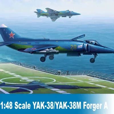 Static Scale Model Assembly Aircraft Model 1:48 Scale Yak 38/Yak 38M ...