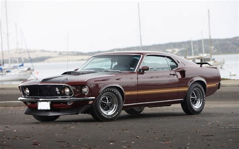 Download Muscle Car Fastback Vehicle Ford Mustang Mach 1 HD Wallpaper