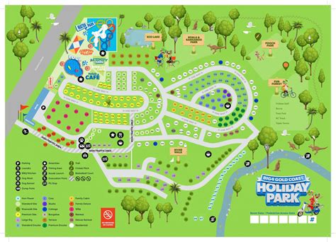 Gold Coast Holiday Park | Our Park map