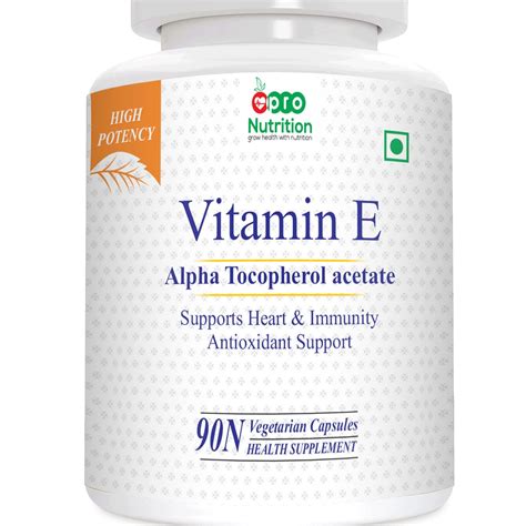 Pronutrition Vitamin E With (D-Alpha Tocopheryl) Gluten Free - 90 Veg ...