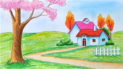 √ Scenery With Sketch Colour