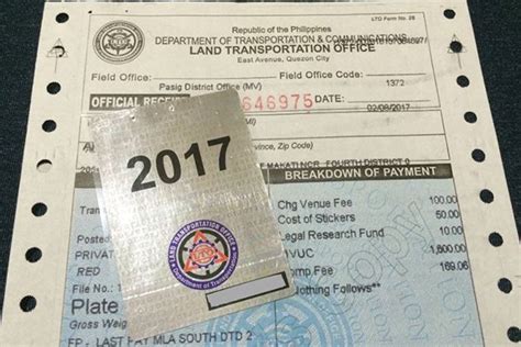 Lto Motorcycle Registration Renewal Form | Reviewmotors.co