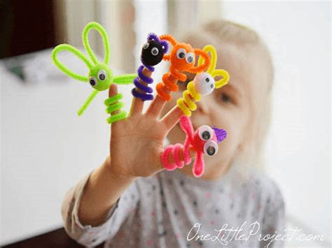 pipe cleaner finger puppets - Crafting News