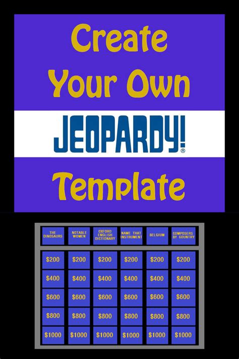 Jeopardy template for mac