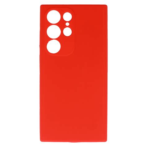 Tel Protect Silicone Premium for Samsung Galaxy S24 Ultra red - Galaxy ...