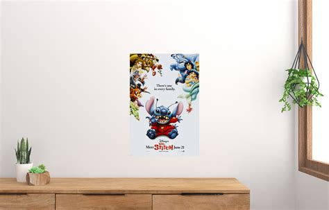 Lilo And Stitch Movie Poster Reprint 27Inx40In for any room 27x40 Square Adults Poster Time ...