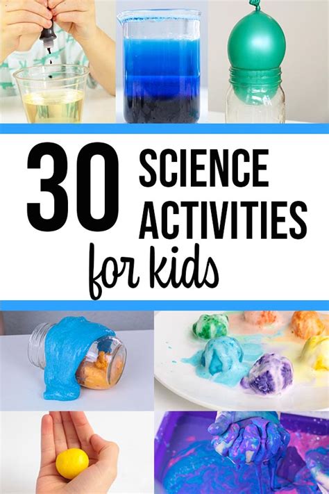 30 Day Science Activity Planner for Kids