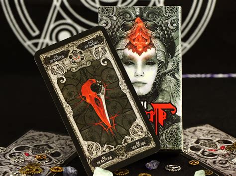 XIII Tarot card / Dark tarot / Full Tarot deck 78 Cards with | Etsy