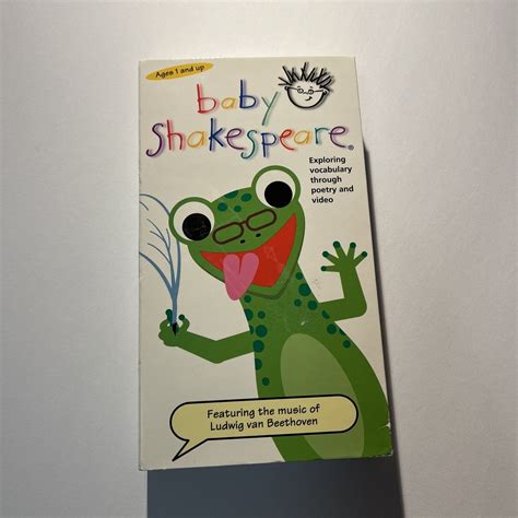 Baby Shakespeare VHS Kids VHS Tape Toddler Language Development 2002 786936179927 | eBay