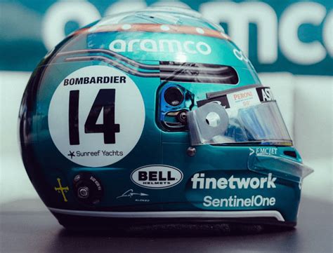 New helmet design of Fernando Alonso for the British GP : r/formula1