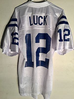 Reebok NFL Jersey Indianapolis Colts Andrew Luck White sz L | eBay